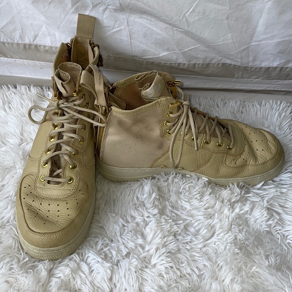 Nike Air SF AF1 Mid Mushroom Light Bone 917753-200 Size 11